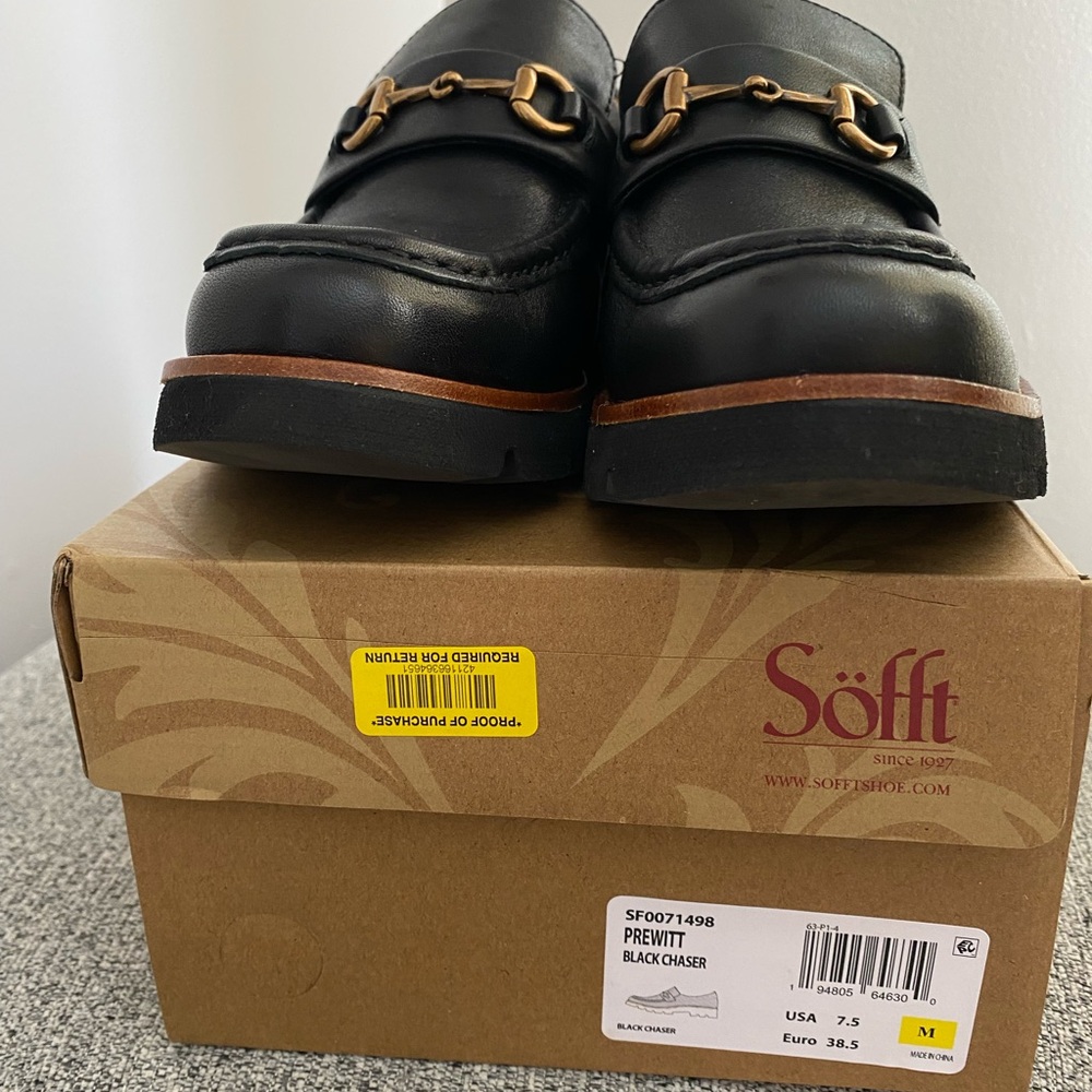 Sofft Prewitt black loafers in women’s size 7.5 - Picture 5 of 5